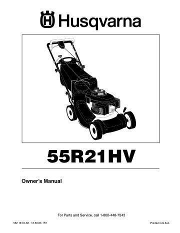 Husqvarna R Hvb Lawn Mower Owner S Manual Manualzz