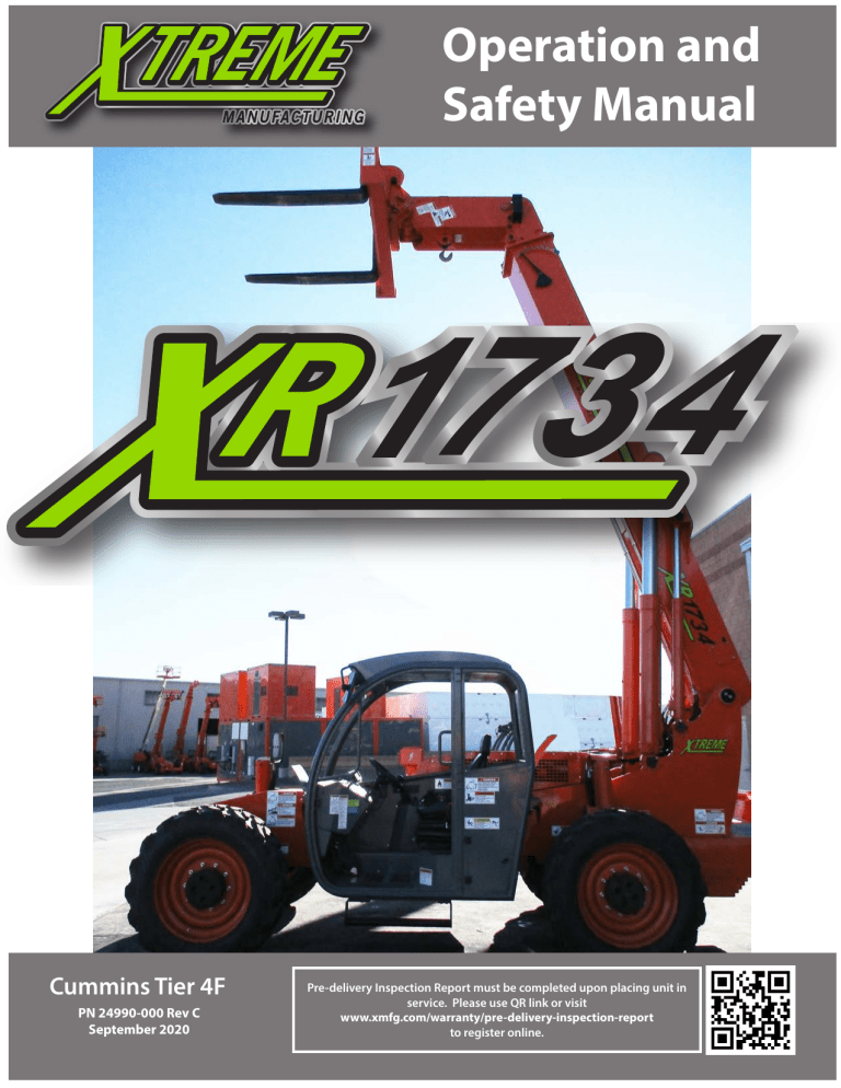 Xtreme XR1734 Operating instructions Xtreme XR1734 Operating instructions