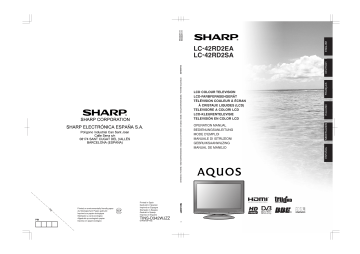 Sharp LC -42RD2SA Bedienungsanleitung | Manualzz