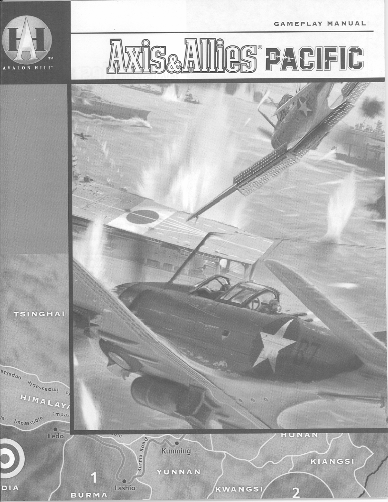 Hasbro Axis and Allies Pacific 2000 Operating instructions Hasbro Axis and Allies Pacific 2000 Operating instructions