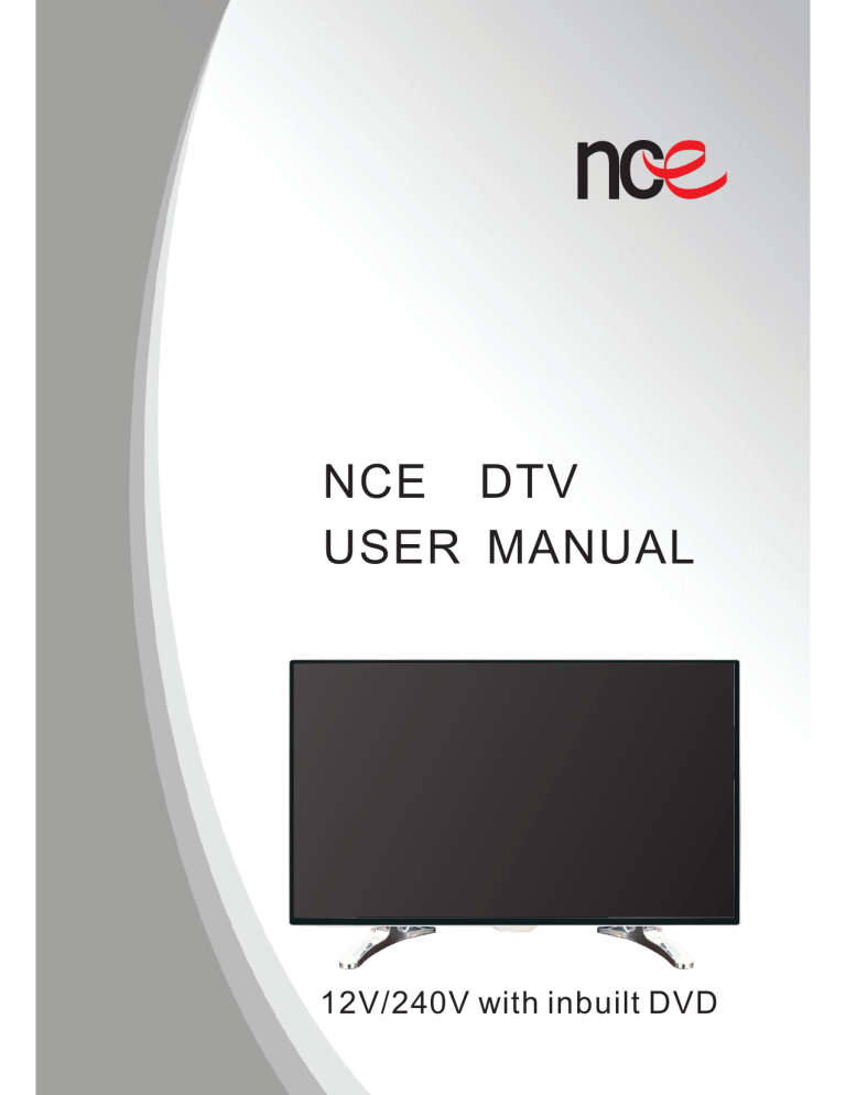 NCE NCE24COMB LED24X60, NCE24TV LED24X50 User manual NCE NCE24COMB LED24X60, NCE24TV LED24X50 User manual
