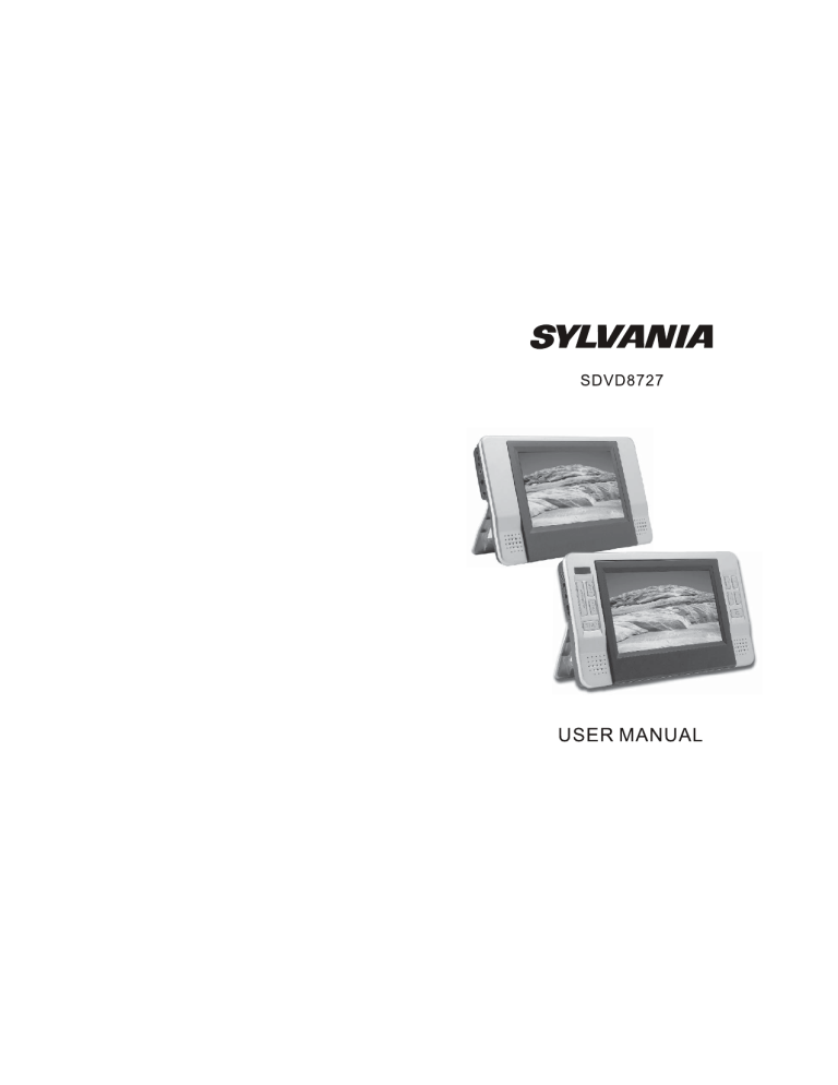 Sylvania SDVD8727 User manual Sylvania SDVD8727 User manual