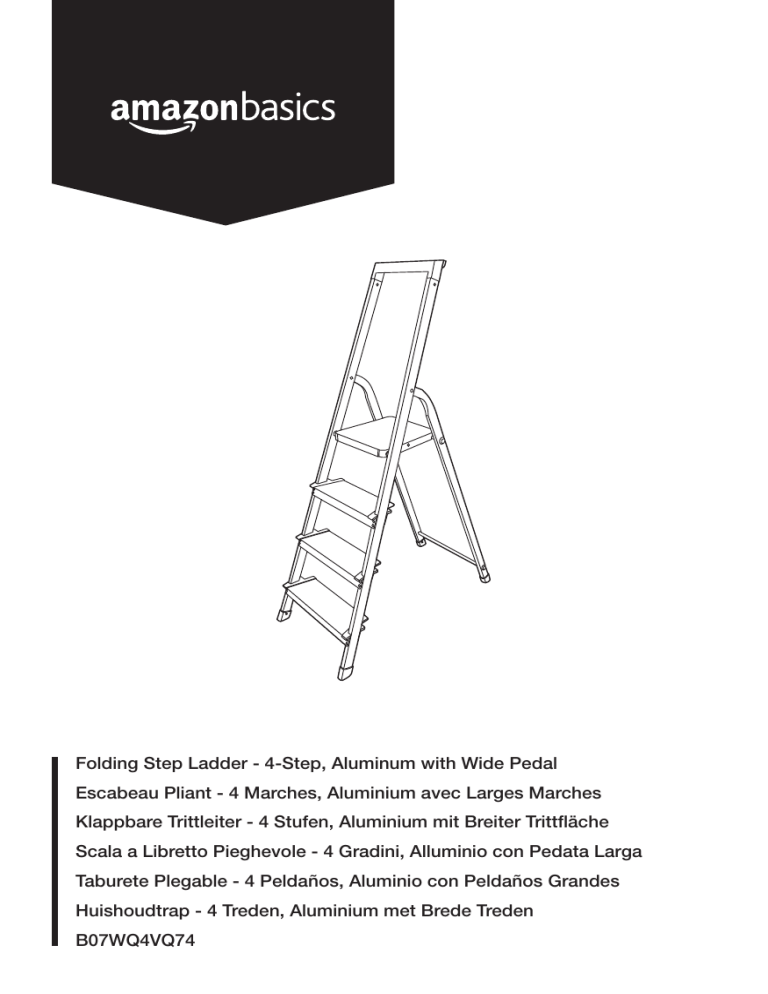 AmazonBasics B07WQ4VQ74 User manual AmazonBasics B07WQ4VQ74 User manual