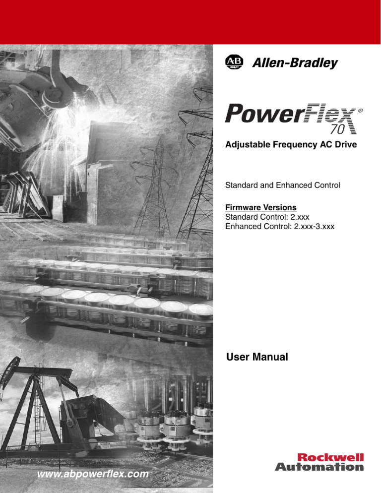 Rockwell PowerFlex 70 User manual Rockwell PowerFlex 70 User manual