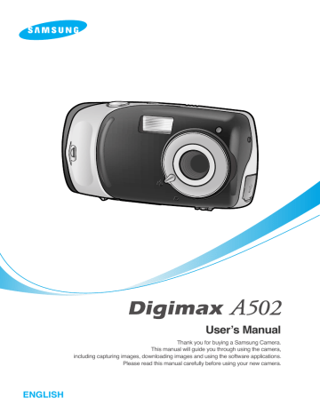 Samsung Digimax A502 Owner Manual | Manualzz Samsung Digimax A502 Owner Manual | Manualzz