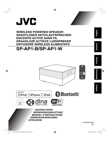 JVC SP-AP1 Owner Manual | Manualzz JVC SP-AP1 Owner Manual | Manualzz