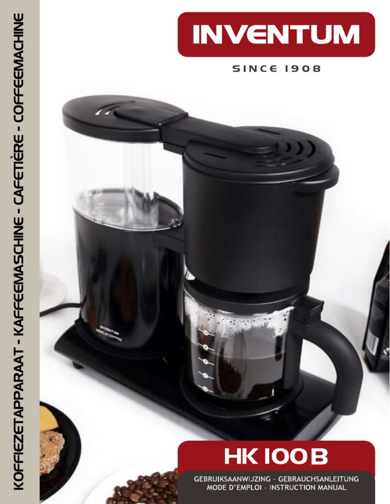 Inventum HK100B User manual Inventum HK100B User manual