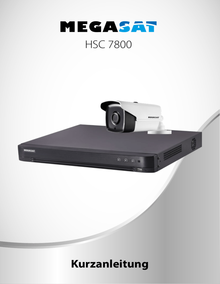 Megasat HSC 7800 User manual Megasat HSC 7800 User manual
