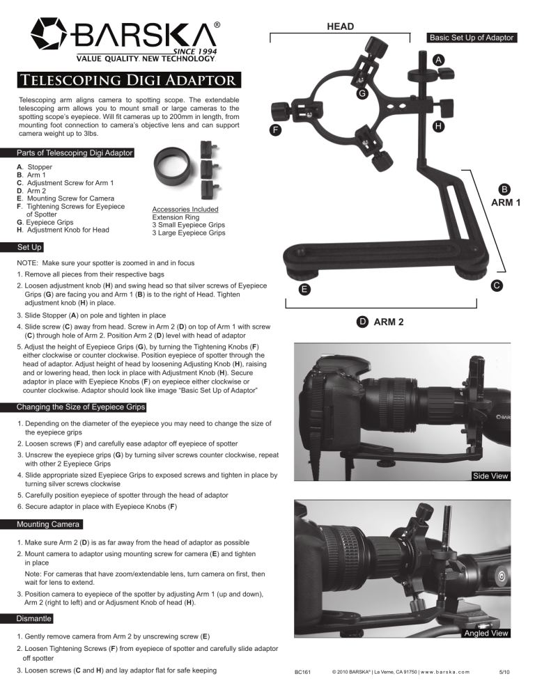 Barska AF11286 Owner's manual Barska AF11286 Owner's manual