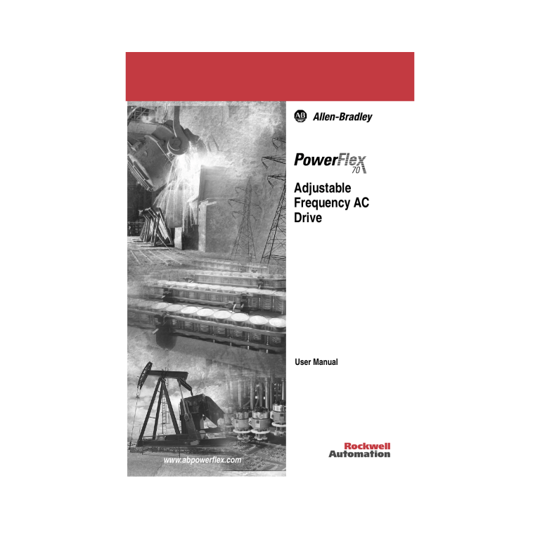 Allen-Bradley PowerFlex 70 User manual Allen-Bradley PowerFlex 70 User manual