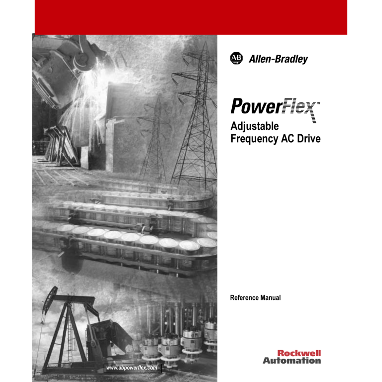 Allen-Bradley Powerflex Reference manual Allen-Bradley Powerflex Reference manual