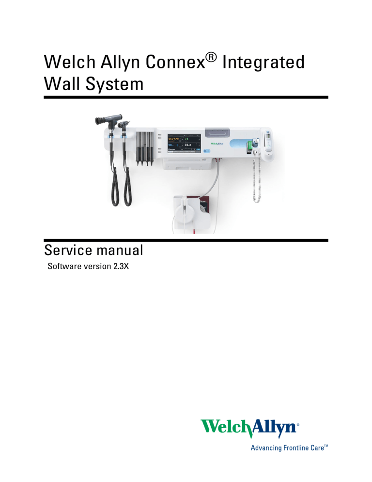Welch Allyn CONNEX User manual Welch Allyn CONNEX User manual