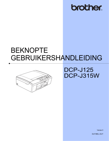 Brother DCP-J315W de handleiding | Manualzz Brother DCP-J315W de handleiding | Manualzz
