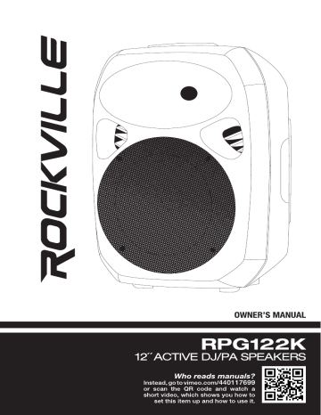 Rockville RPG122K Owner Manual | Manualzz Rockville RPG122K Owner Manual | Manualzz