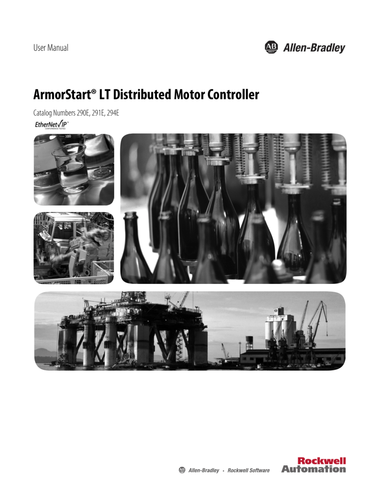 Allen-Bradley ArmorStart 294E, ArmorStart 291E, ArmorStart 290E User manual Allen-Bradley ArmorStart 294E, ArmorStart 291E, ArmorStart 290E User manual