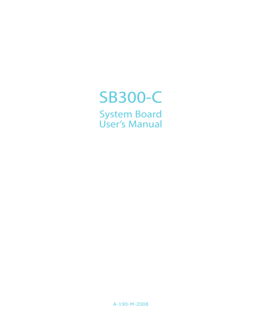 DFI SB300-C microATX User's Manual | Manualzz DFI SB300-C microATX User's Manual | Manualzz