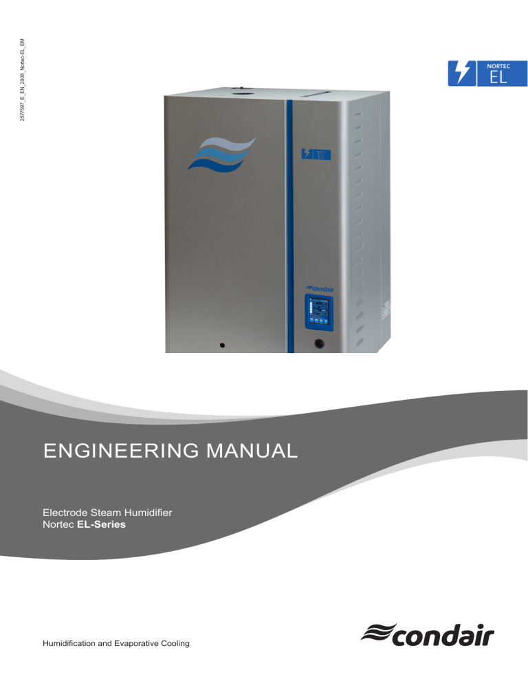 Condair 2577597-E EL Series User manual Condair 2577597-E EL Series User manual