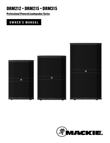 Mackie DRM215 Owner's manual Mackie DRM215 Owner's manual