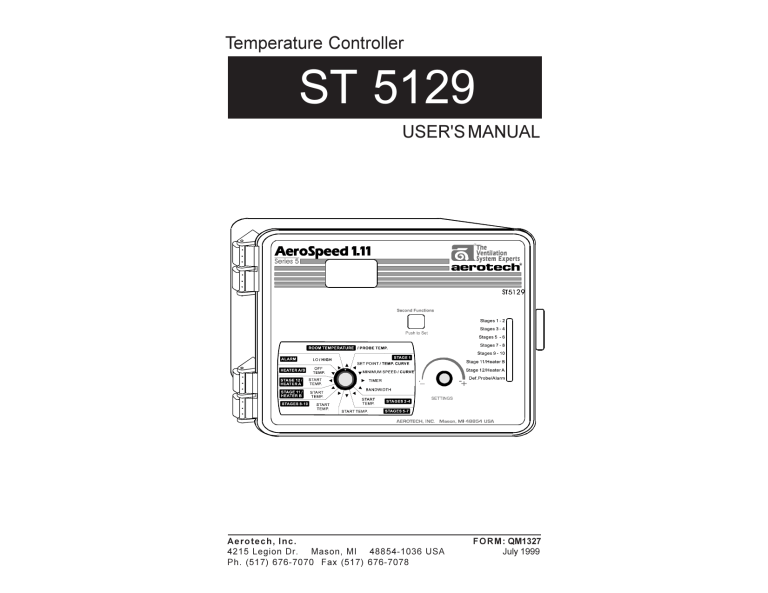 Munters ST5129 Owner's manual Munters ST5129 Owner's manual
