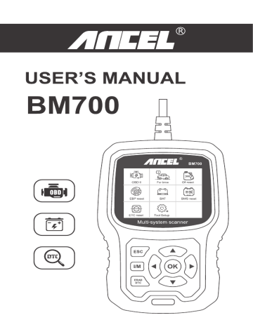 ANCEL ANCEL BM700 For BMW Vehicles Diagnosis All Systems OBD II Scanner