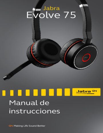 Jabra Evolve 75+ MS Stereo Manual de usuario | Manualzz Jabra Evolve 75+ MS Stereo Manual de usuario | Manualzz