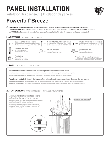 Big Ass Fans Powerfoil Breeze Fan Installation Manual Manualzz