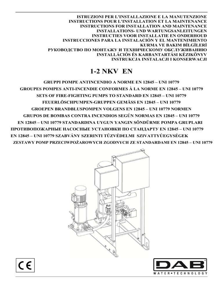 DAB 1-2 NKV Operating instructions DAB 1-2 NKV Operating instructions