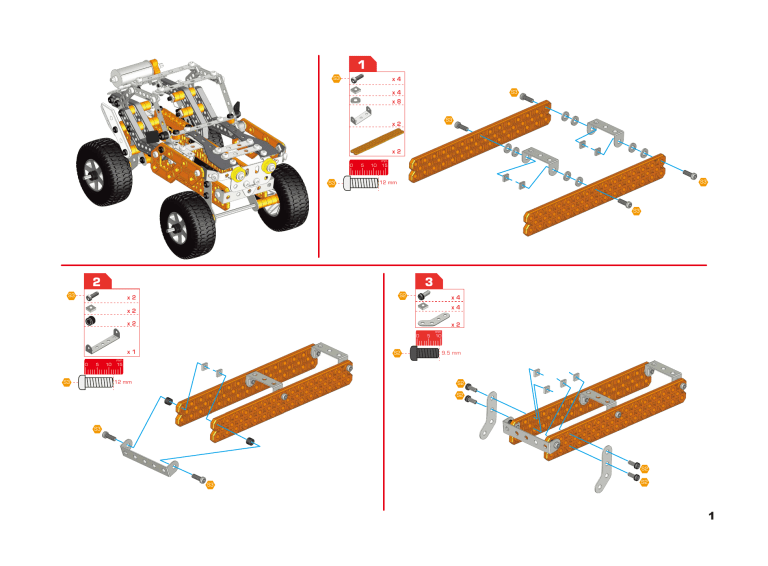 Meccano OFF-ROAD TRUCK 27 in 1 - O Operating instructions Meccano OFF-ROAD TRUCK 27 in 1 - O Operating instructions