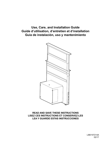 ELICA ERS636S1, ERS630S1 Installation Instructions ELICA ERS636S1, ERS630S1 Installation Instructions