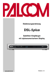 Palcom DSL-5plus Bedienungsanleitung