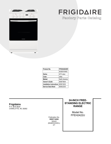Frigidaire FFEH2422UW User guide Frigidaire FFEH2422UW User guide