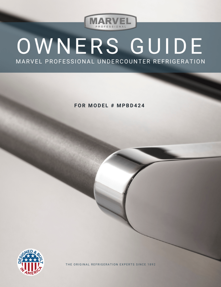 Marvel MPBD424-SS31A User manual Marvel MPBD424-SS31A User manual
