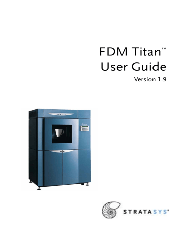 Stratasys FDM Titan User Manual | Manualzz Stratasys FDM Titan User Manual | Manualzz