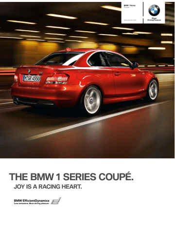 BMW 120I BROCHURE 2009, 120d, 123d, 125I BROCHURE 2009, 135i Brochure | Manualzz