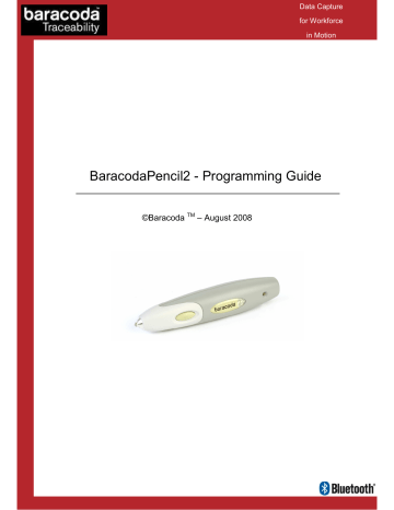 Baracoda Pencil 2 Programming Manual | Manualzz Baracoda Pencil 2 Programming Manual | Manualzz