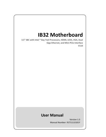Winmate IB32 User Manual | Manualzz Winmate IB32 User Manual | Manualzz