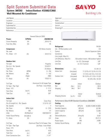 Sanyo 36KS82 User manual Sanyo 36KS82 User manual