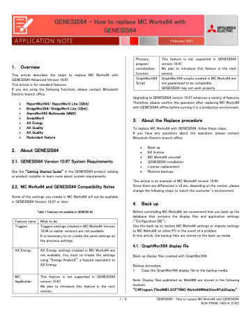 Mitsubishi Electric GENESIS64 - How to replace MC Works64 Owner's Manual | Manualzz Mitsubishi Electric GENESIS64 - How to replace MC Works64 Owner's Manual | Manualzz