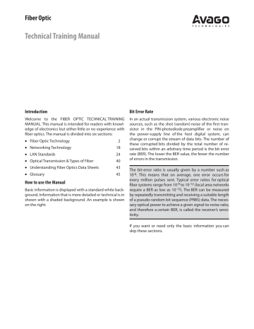 Broadcom Fiber Optic Training Specification | Manualzz Broadcom Fiber Optic Training Specification | Manualzz