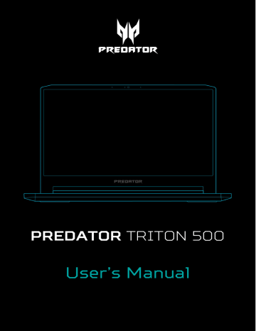 Predator Triton 500 [PT515-51] User Manual | Manualzz