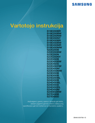 Ekrano sąranka. Samsung S24E450BL, S22E450F, S24E200BL, S24E450B, S24E450M, S22E450BW, S19E450BW, S22E450B, S22E450M, S23E450B | Manualzz Ekrano sąranka. Samsung S24E450BL, S22E450F, S24E200BL, S24E450B, S24E450M, S22E450BW, S19E450BW, S22E450B, S22E450M, S23E450B | Manualzz