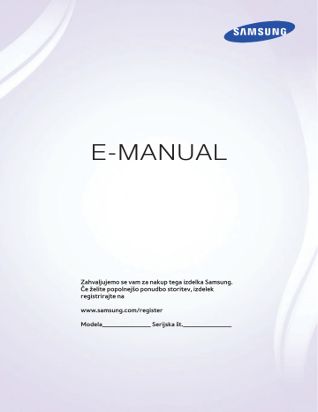 Samsung UE55H6203AW Navodila za uporabo | Manualzz Samsung UE55H6203AW Navodila za uporabo | Manualzz