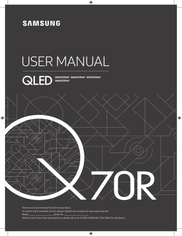 English. Samsung QN75Q70RAF, QN65Q70RAF, QN82Q70RAF, QN55Q70RAF | Manualzz English. Samsung QN75Q70RAF, QN65Q70RAF, QN82Q70RAF, QN55Q70RAF | Manualzz
