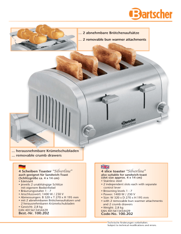 Bartscher 100202-238 Bedienungsanleitung | Manualzz Bartscher 100202-238 Bedienungsanleitung | Manualzz