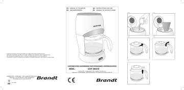 Brandt CAF-DECO Owner's Manual | Manualzz Brandt CAF-DECO Owner's Manual | Manualzz
