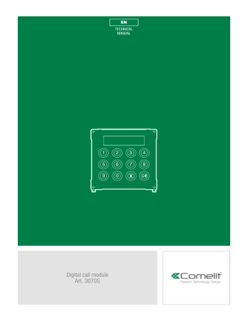 Comelit 3070S, Vandalcom series Technical Manual | Manualzz Comelit 3070S, Vandalcom series Technical Manual | Manualzz