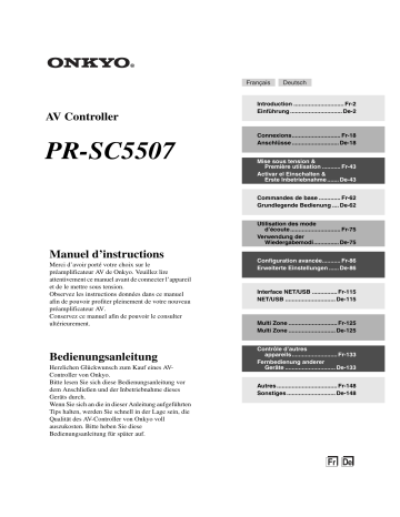 ONKYO PR-SC5507 Bedienungsanleitung | Manualzz ONKYO PR-SC5507 Bedienungsanleitung | Manualzz