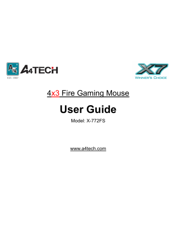 A4Tech X-772FS User Manual | Manualzz