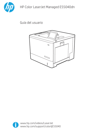 HP Color LaserJet Managed E55040 series El manual del propietario | Manualzz HP Color LaserJet Managed E55040 series El manual del propietario | Manualzz
