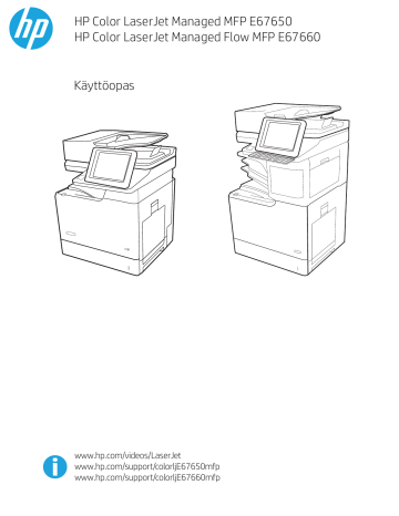 HP Color LaserJet Managed MFP E67650 Series User S Guide Manualzz